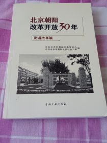 北京朝阳改革开放30年街道改革篇