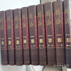 辞海 1999年第五版 彩图 九卷本 珍藏本16开特精装 定价3900元