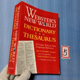 WEBSTER’S NEW WORLD DICTIONARY AND THESAURUS