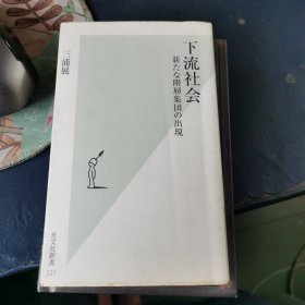 下流社会 新たな阶层集団の出现 (光文社新书) 三浦展 （日文原版）