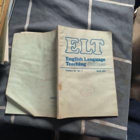 ELT ENGLISH LANGUAGE TEACHING JOURNAL