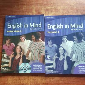 English in Mind Level 3 Student's Book with DVD-ROM（带一张光盘）2本合售