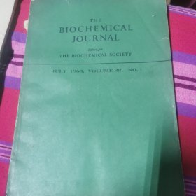 BIOCHEMICAL JOURNAL 生化杂志1963年七月第88卷第一号