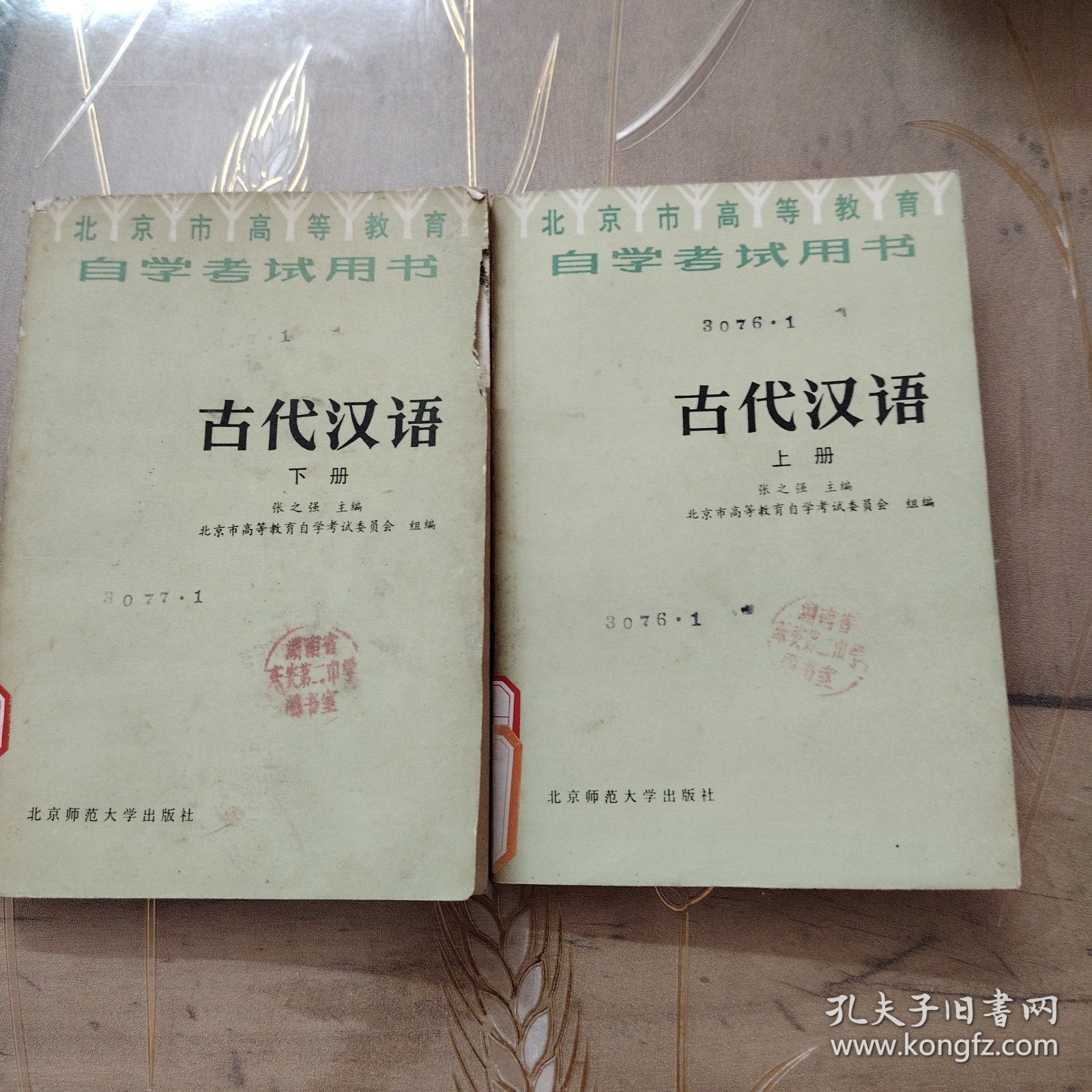古代汉语（上，下册）（1984年11月一版一印）