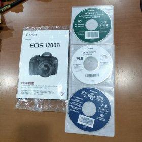 Canon数码相机 EOS1200D基本使用说明书+3张光盘