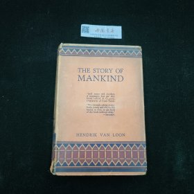 the story of manking 人类的故事 全一册 精装 彩图 1927年 英文