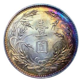 五彩银元孙中山民国十五年嘉禾 银元