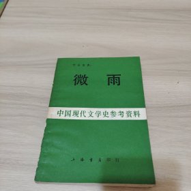 微雨、中国现代文学史参考资料