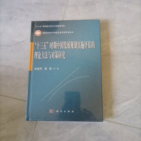 十三五时期中国发展规划实施评估的理论方法与对策研究 未开封
