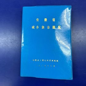 安徽省城乡集市概况（乡村发展史，改革开放史，民俗学等)