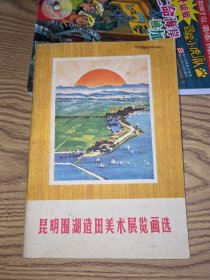 昆明围湖造田美术展览画选