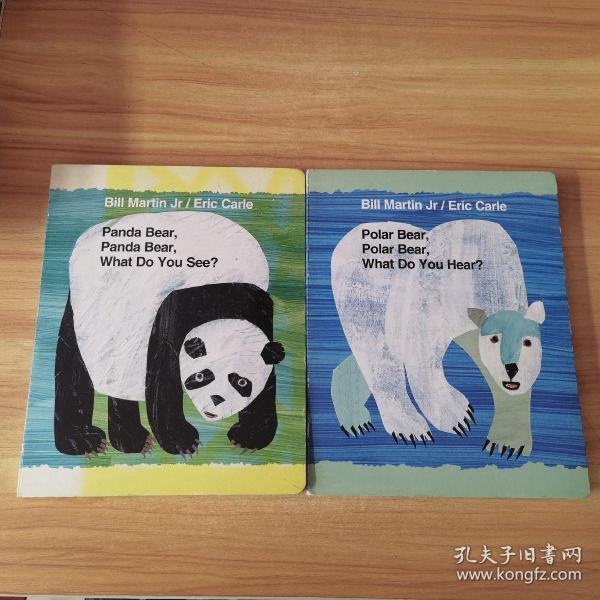 Panda Bear, Panda Bear, What Do You See?、 what do you Hear？  两本合售
