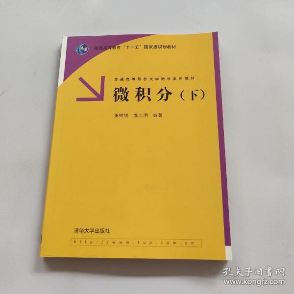 微积分（下）——普通高等院校大学数学系列教材