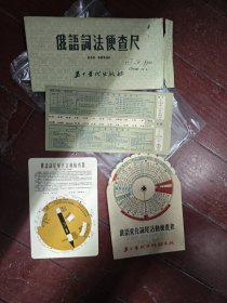 俄语变化检查表