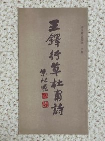 《王铎行草杜甫诗》