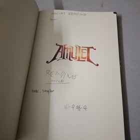 英文原版 Escape from Lucien 护身符6 儿童漫画 英文版 进口英语原版书籍(扉页有签名)