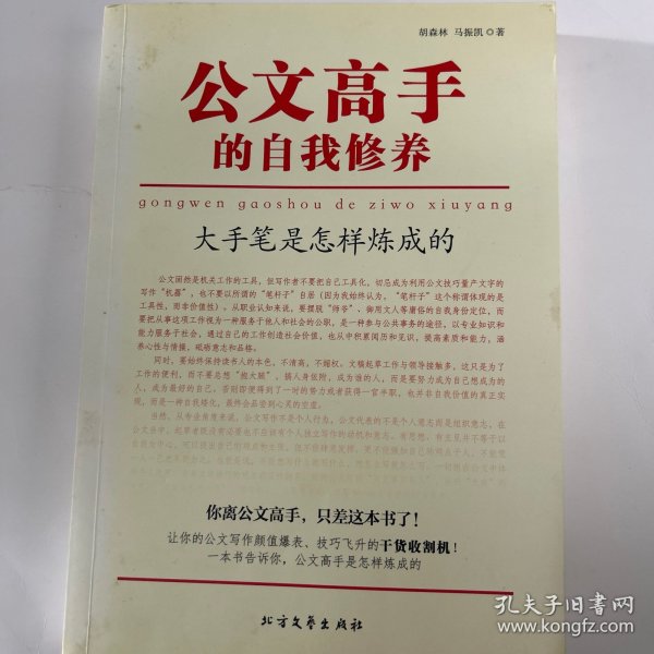 公文高手的自我修养：大手笔是怎样炼成的