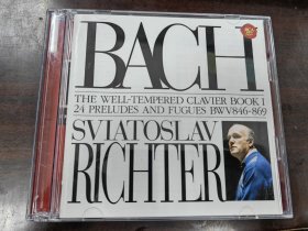 二号箱…日本原版唱片2cd，钢琴大师李赫特RICHTER弹奏巴赫平均律曲集第一卷BWV846-869，RCA红标盘，版本少见侧标齐全，两张盘面都近全新。