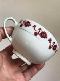 全品5/9.5cm中国景德镇出2品小红花耳杯567早期老瓷咖啡杯茶杯茶碗全品5/9.5cm中国景德镇出2品小红花耳杯567早期老瓷咖啡杯茶杯茶碗