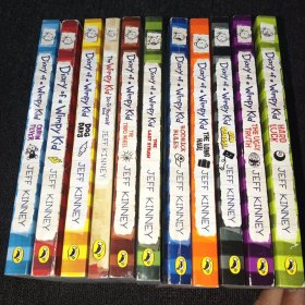 小屁孩日记 英文原版Diary of a Wimpy Kid 11本合售