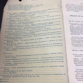 BULLETIN DE LA SOCIETE FRANCAISE DE MINERALOGIE ET DE CRISTALLOGRAPHIE 90  1-4 1967  1-12（法国矿物学和晶体学学会公报）月刊合订本  英文版