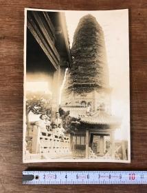 1942年锦州广济寺古塔老照片