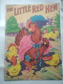 THE LITTLE RED HEN 小红母鸡 5,60年代8开英文彩色画册
