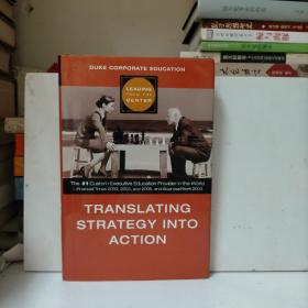 Translating strategy into action