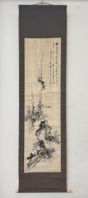 清代吴蓝·碧江赏梅图