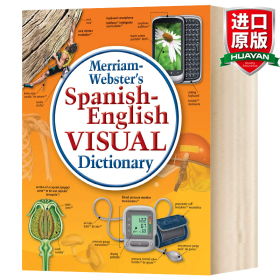 英文原版 Merriam-Webster's Spanish-English Visual Dictionary, Newest Edition 韦氏图解西班牙语英语词典 英文版 进口英语原版书籍