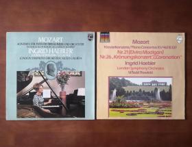 莫扎特：四首钢琴协奏曲 黑胶LP唱片双张 包邮