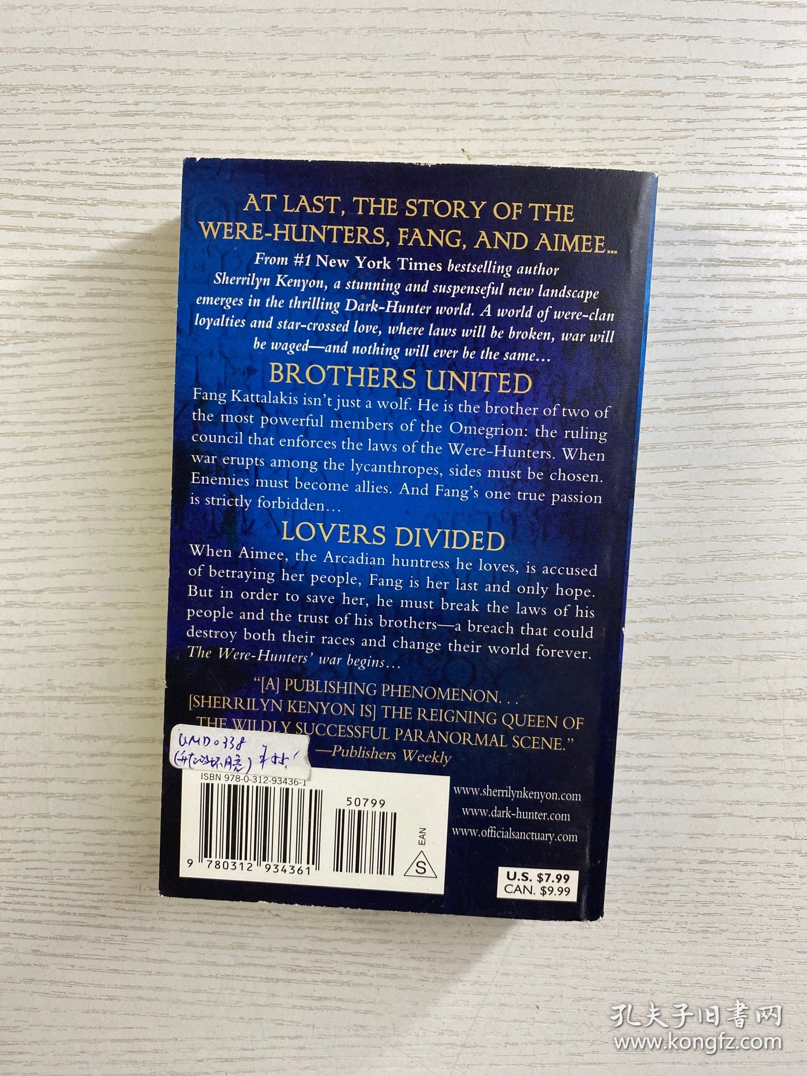 Bad Moon Rising：A Dark-Hunter Novel 坏月亮升起：黑暗猎人小说（2010年英文版）32开（正版如图、内页干净）