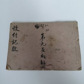 五十年代老账簿一册 （有几页写过笔迹）