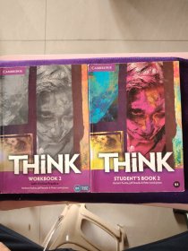 THiNK STUDENT'S Book2（B1），WORKBook2（B1 English profile）2本合售（笔记划线超多，超多）