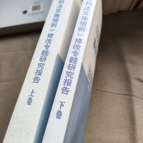 《专利法实施细则》修改专题研究报告(全二卷)