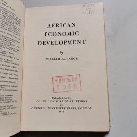 AFRICAN ECONOMIC DEVELOPMENT  非洲经济发展    货号BB6