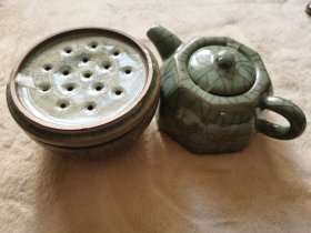 越窑青瓷功夫茶盘茶具茶壶