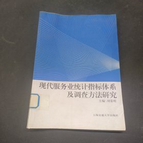 現(xiàn)代服務業(yè)統(tǒng)計指標體系及調(diào)查方法研究
