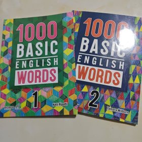 1000 Basic English Words1、2两册合售