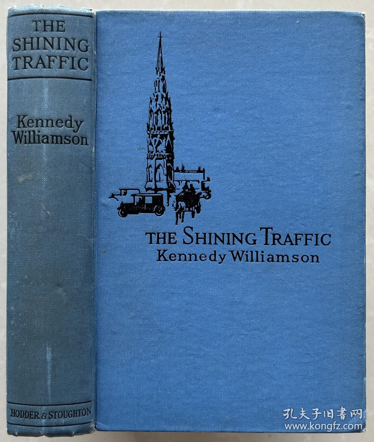 1925年首版，《闪亮的沟通》，漆布精装，厚纸张，八五品THE SHINING TRAFFIC
