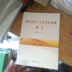 《保障农民工工资支付条例》释义