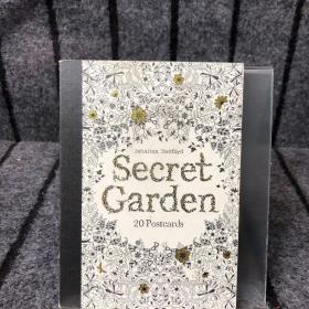 Secret Garden: 20 Postcards秘密花园：20张明信片 英文原版