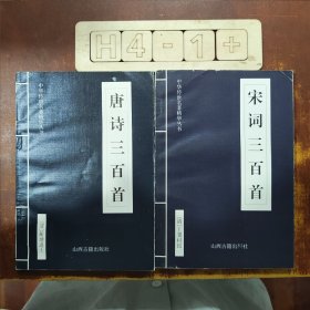 中华传世名著精华丛书：《唐诗三百首》《宋词三百首》（两册合售）