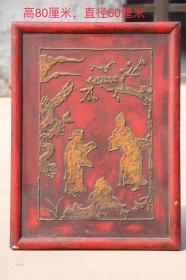 清，朱红漆挂匾，做工精细，品相完好，尺寸如图1