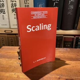 2003 英文 16开平装初版 《Scaling》（ 缩放 ）G. I. Barenblatt 著作