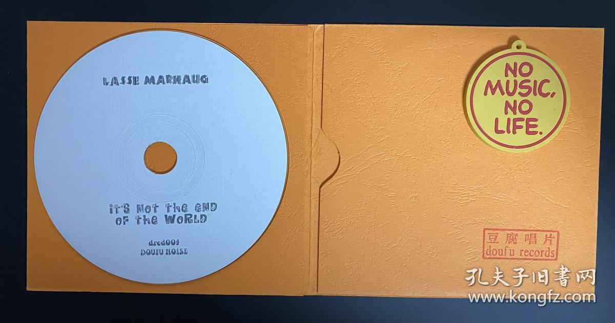 实验爵士 Lasse Marhaug 2006年专辑《It's Not the End of the World世界末日筹备委员会》豆腐首版CD-R*1