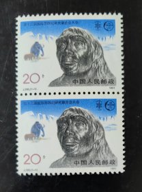 J180 第十三届国际第四纪研究联合会大会 邮票 双联 （新、全品）