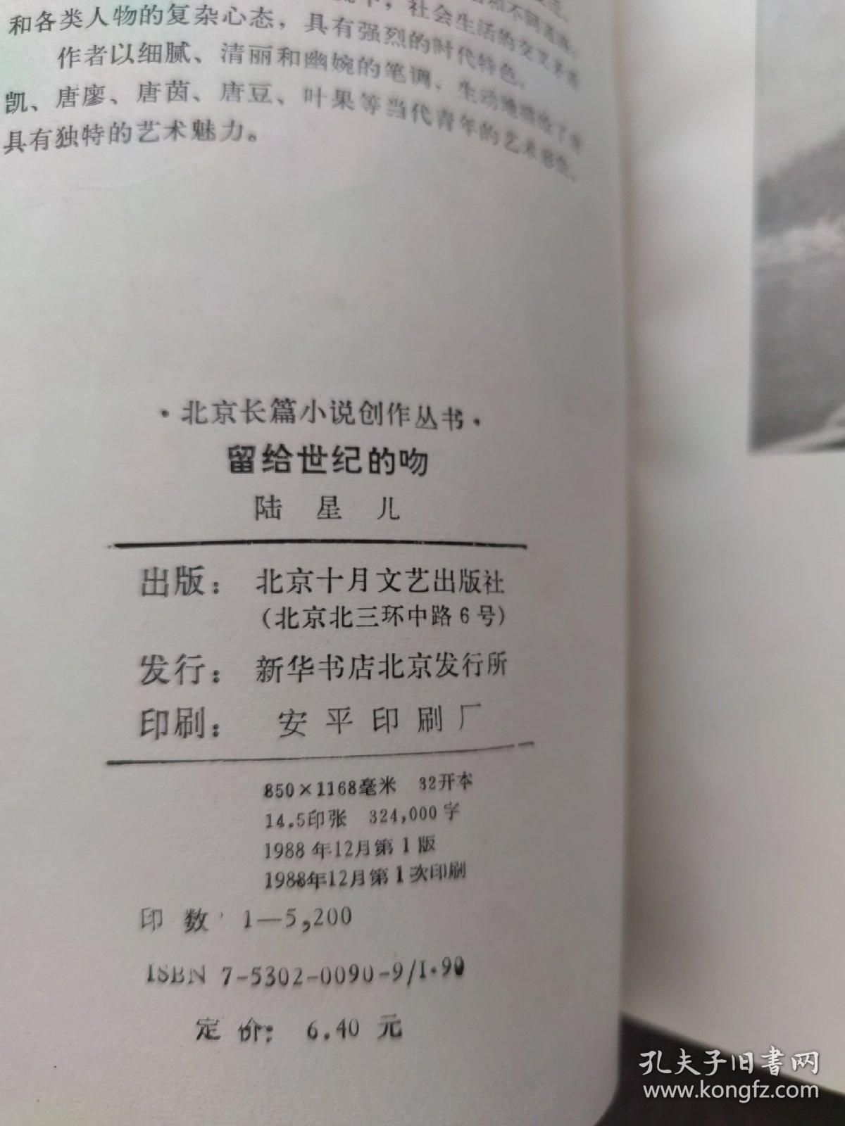 留给世纪的吻