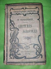 Lectures Agricoles 农业讲座【民国中央大学馆藏。藏书票一枚】