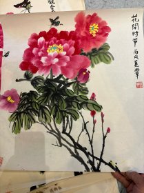 江苏老画家幽草国画。约2平尺 终身保真 17